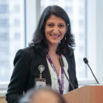 Dr Ruchi Gupta Speaking photo by Teresa Crawford